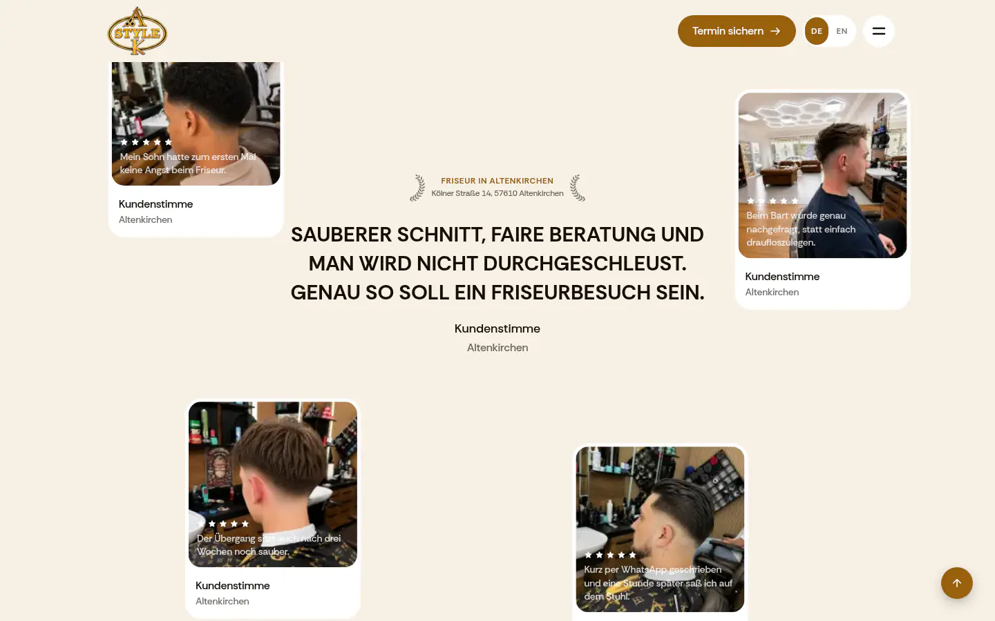 Customer gallery and reviews
