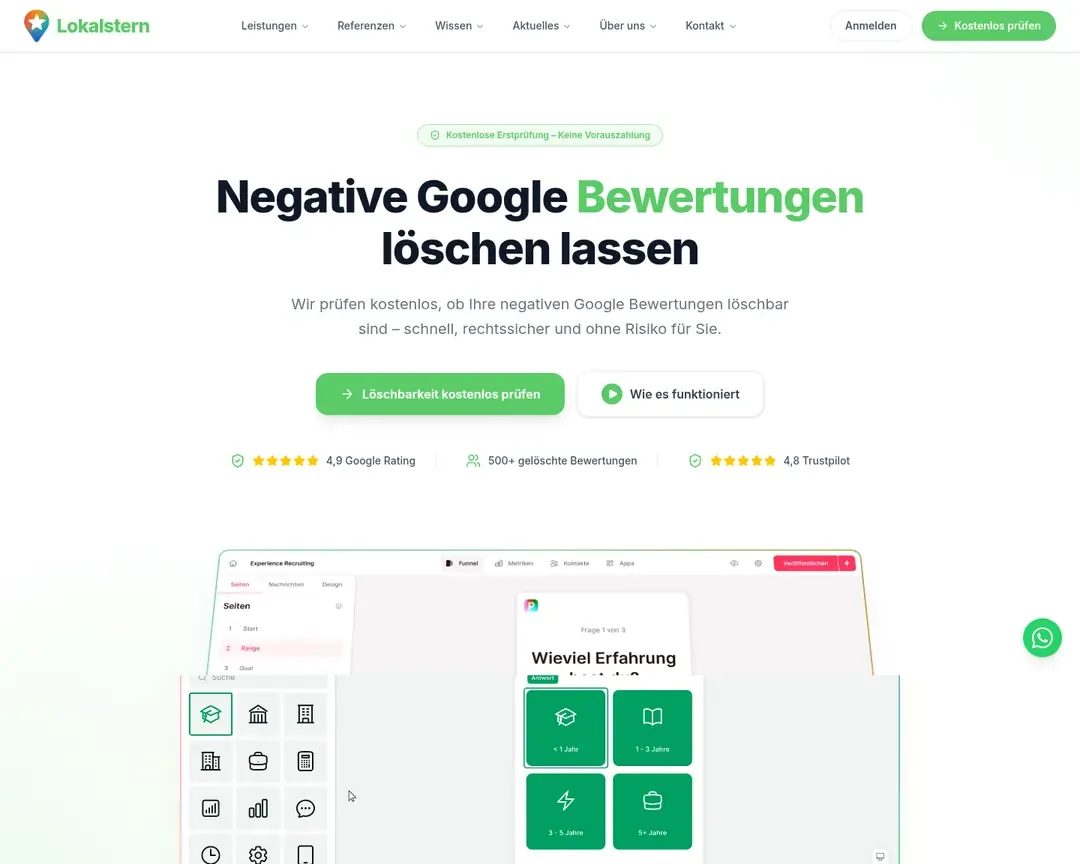 Lokalstern homepage