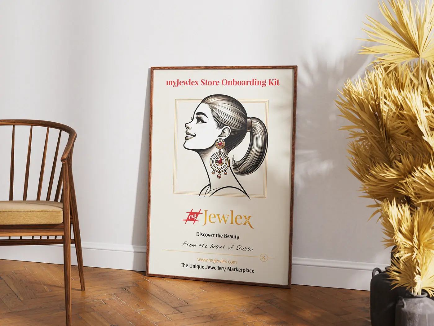 myJewlex store onboarding kit poster
