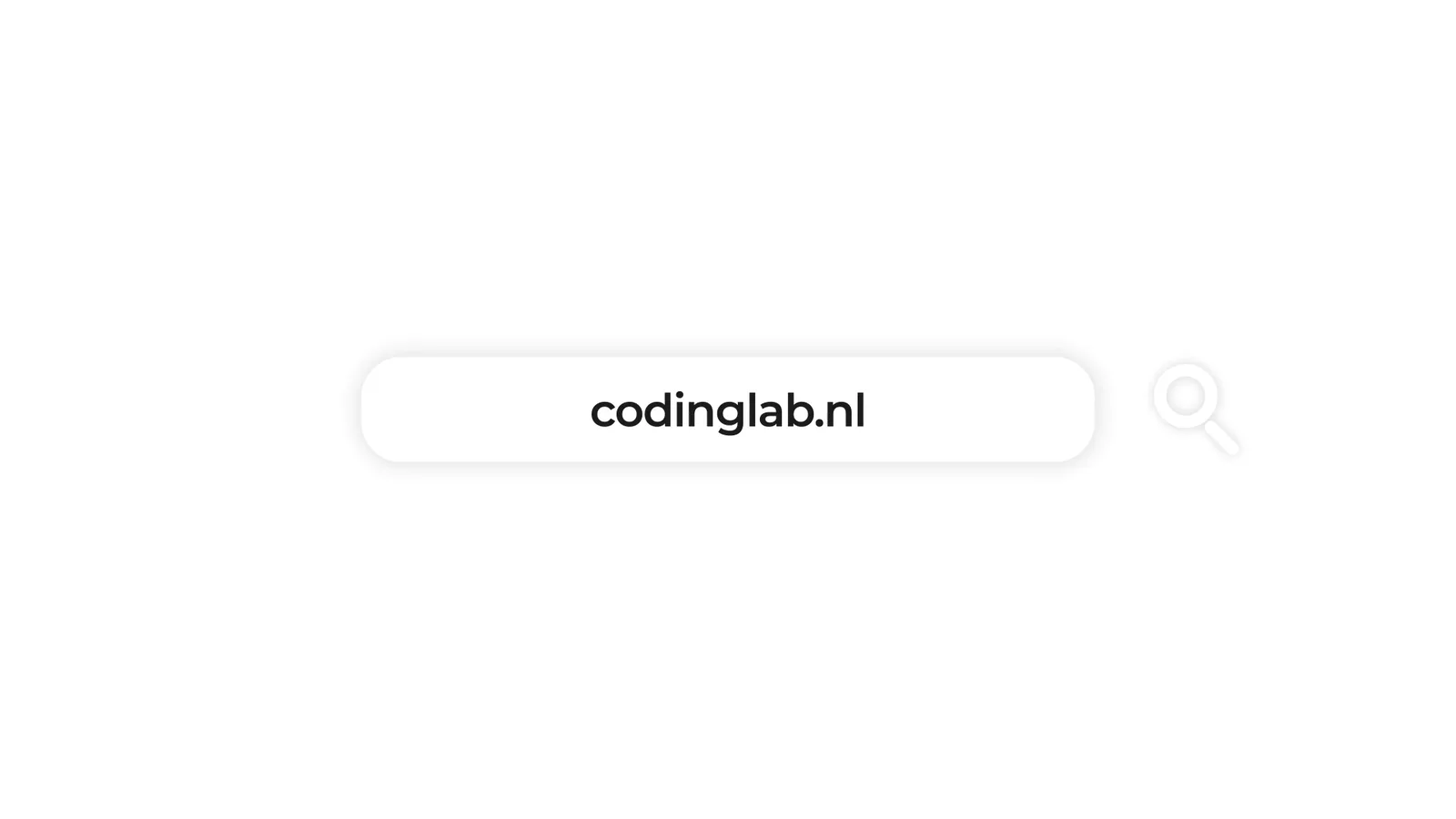 Search bar with codinglab.nl typed in