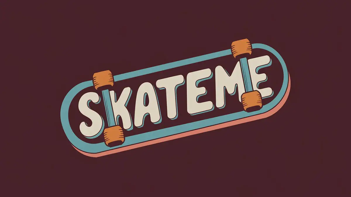 SkateMe skateboard logo