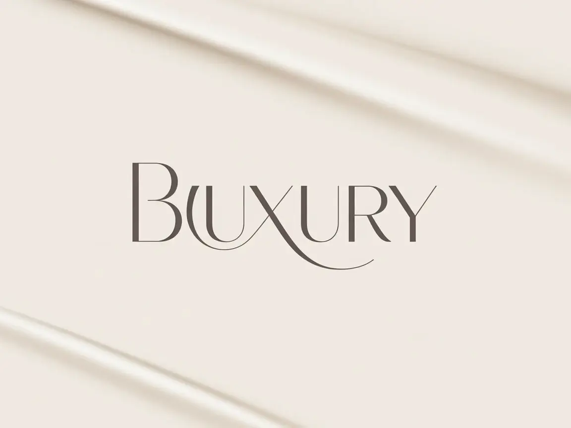Bluxury luxury brand wordmark